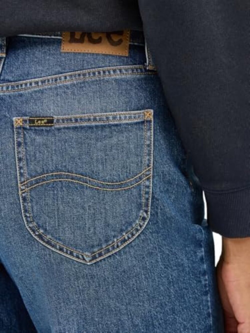 Wide Leg Crop Jeans for Women - 26" Length, Stylish & Comfortable Fit - Picture 5 of 6